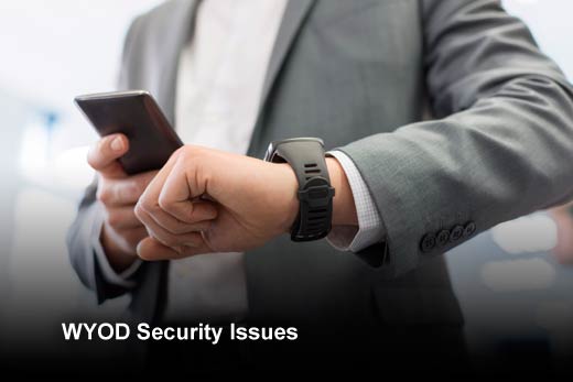 Five Potential Security Concerns Related to Wearables - slide 1