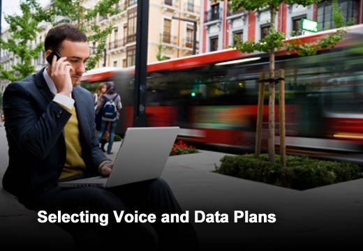 Five Considerations When Selecting Voice and Data Plans for Business - slide 1