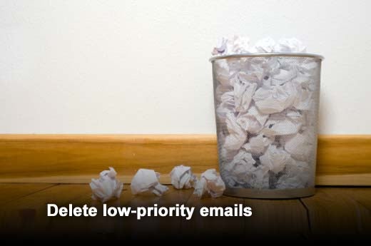 Ten Tips to Gain Control of Your Email Inbox - slide 6