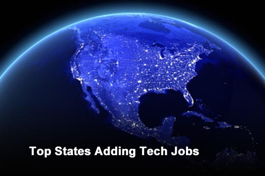 Ten Fastest-Growing States for IT Jobs - slide 1
