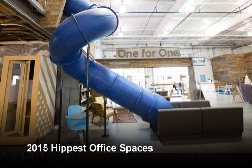10 Cool Office Spaces for 2015 - slide 1
