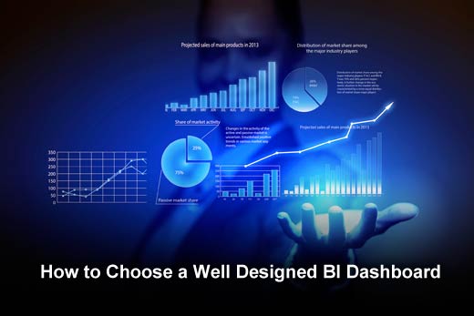 Best Practices for Choosing a Business Intelligence Dashboard - slide 1