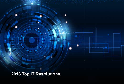 Top Resolutions for IT Teams in 2016 - slide 1