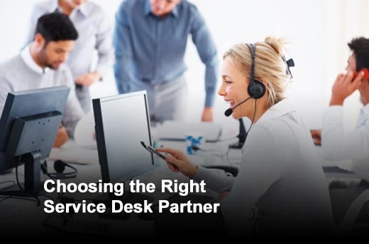 Six Critical Questions to Ask a Potential Service Desk Partner - slide 1