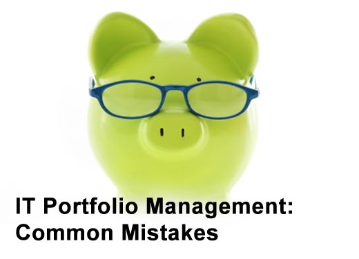 Four Common Mistakes in IT Portfolio Management - slide 1