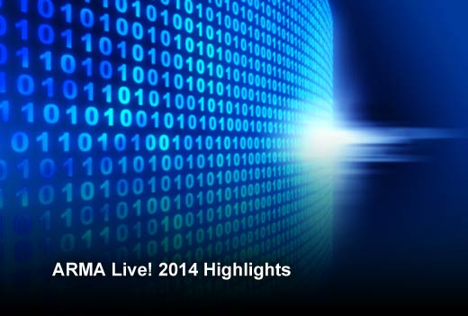 Governance Trends and Best Practices from ARMA Live! 2014 - slide 1