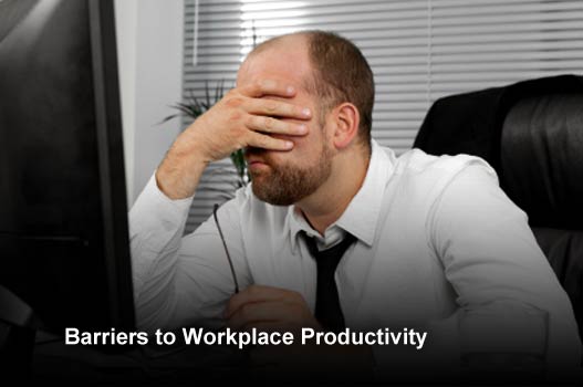 Survey Highlights Workplace Productivity Drains - slide 1
