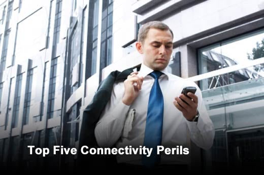 Five Ways to Avoid Connectivity Perils and Improve Employee Productivity - slide 1