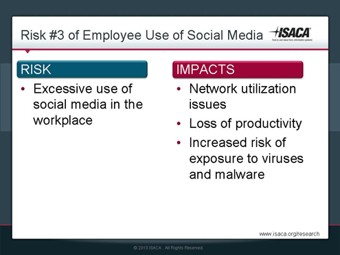 Top Four Social Media Risks for Business - slide 4