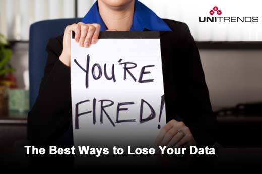 Seven Shortcuts to Losing Your Data (and Probably Your Job) - slide 1