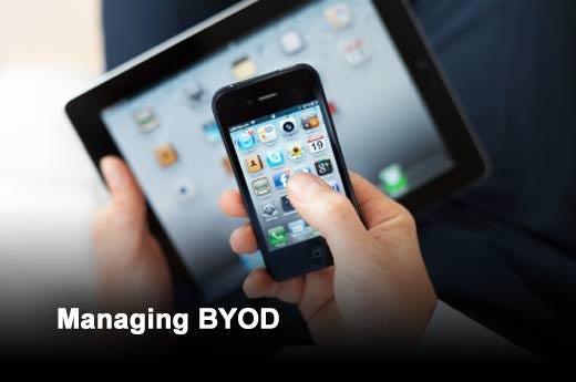 Seven BYOD Management Tips - slide 1