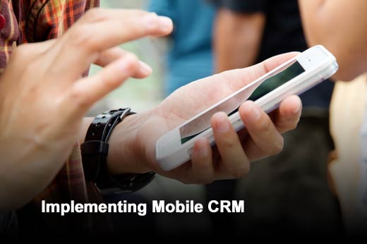 Four Steps to Implement Mobile CRM the Right Way - slide 1