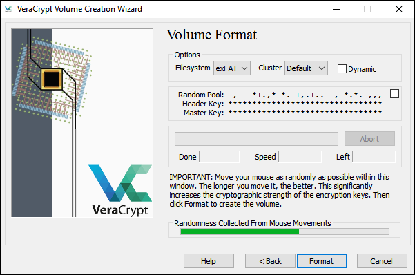 VeraCrypt open source encryption software.